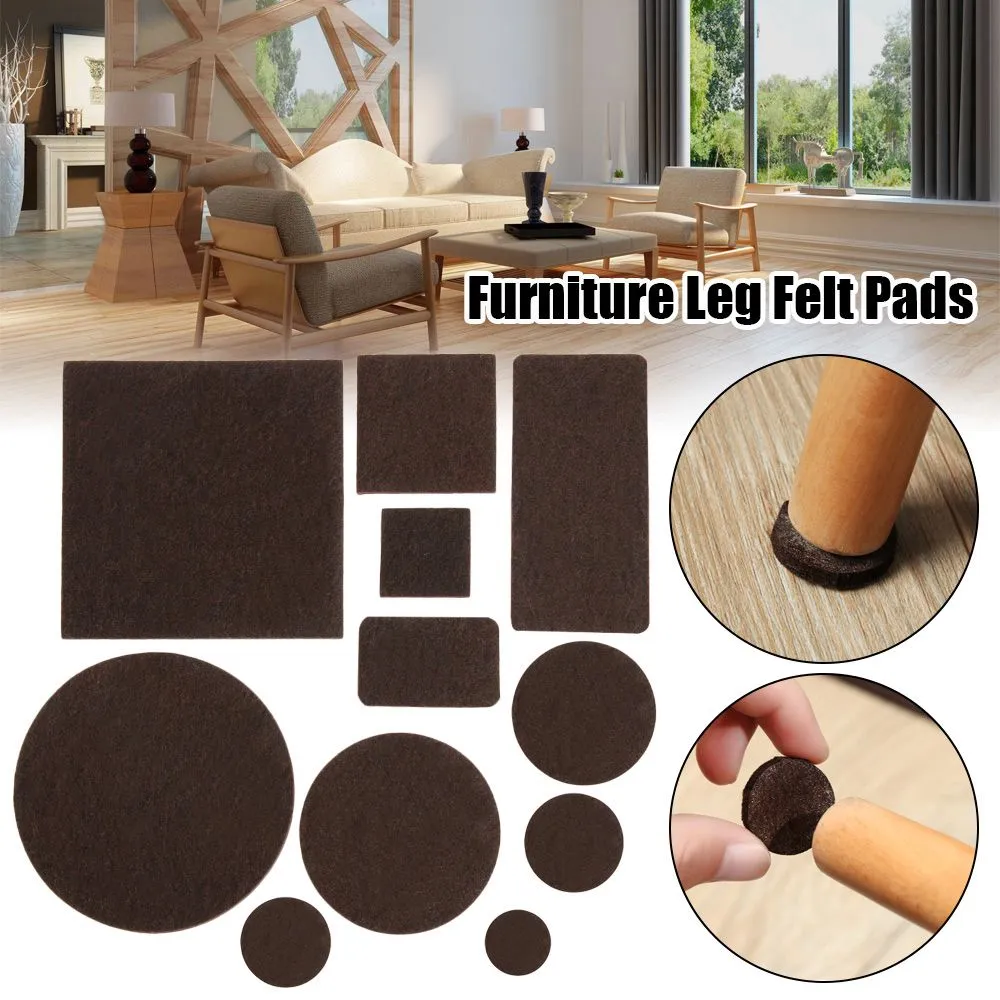 DHgate Self Adhesive Felt Furniture Leg Pads for Noise Reduction Floor Protection Pack of 32 Home Garden
