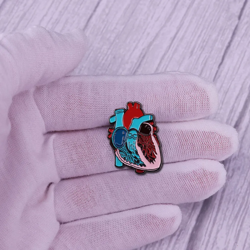 Anatomy Heart Enamel Pins Human Organs Brooch Set, Medical Lapel Pins for  Doctors Nurses, Unique Backpack Badges, Perfect Medical Gift