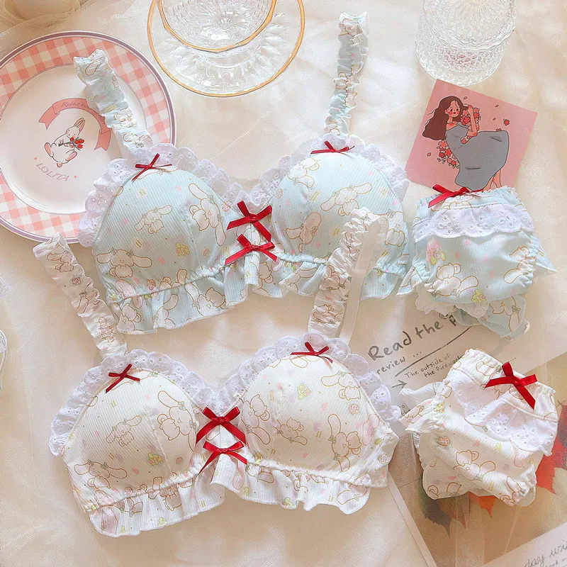 Kawaii Ruffle Bra And Panty Set: Cute And Sexy... From Sahdfklaoshf, $22.96  | DHgate.Com