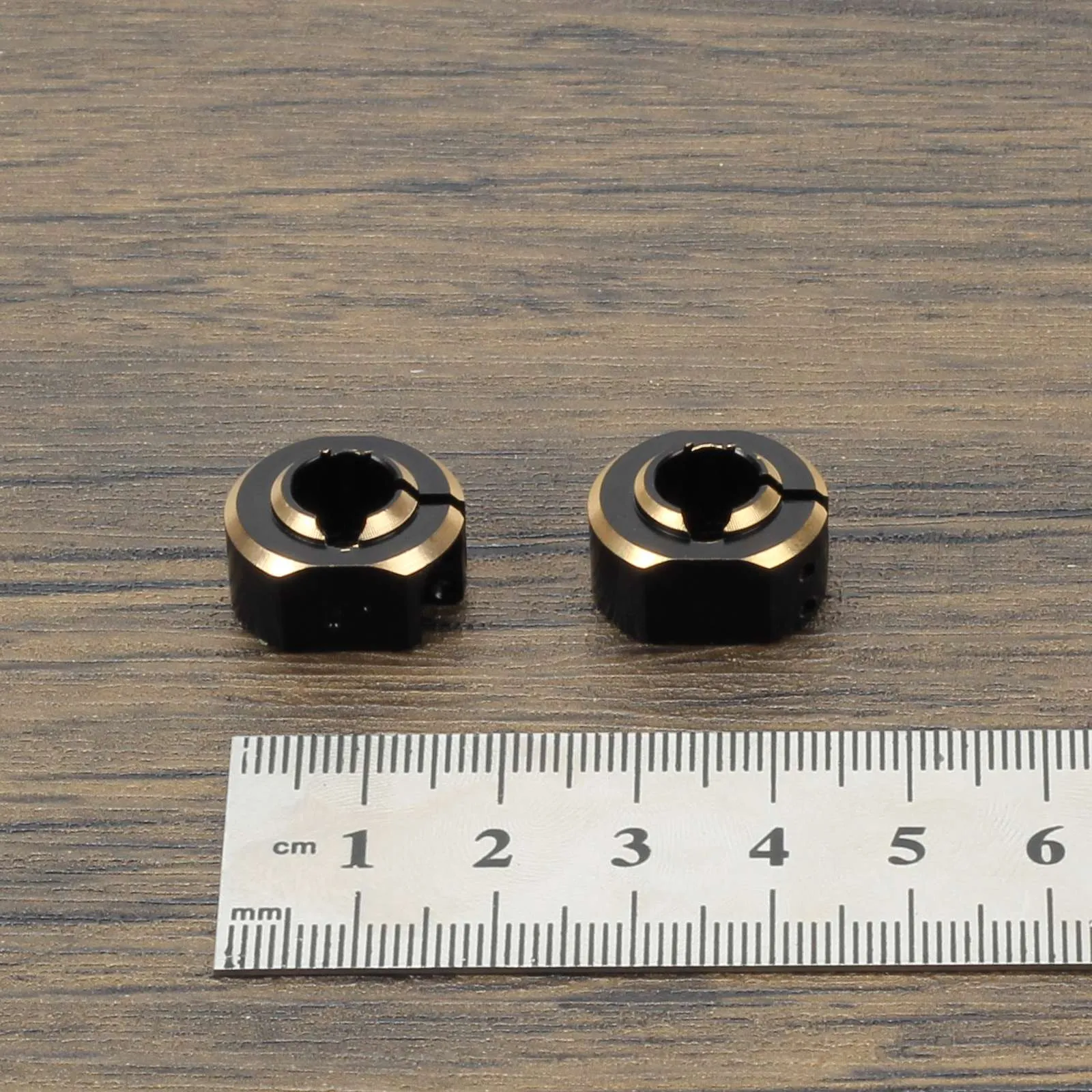 RC Rock Crawlers: Chromed Brass Axle Weights For 1/24 Scale