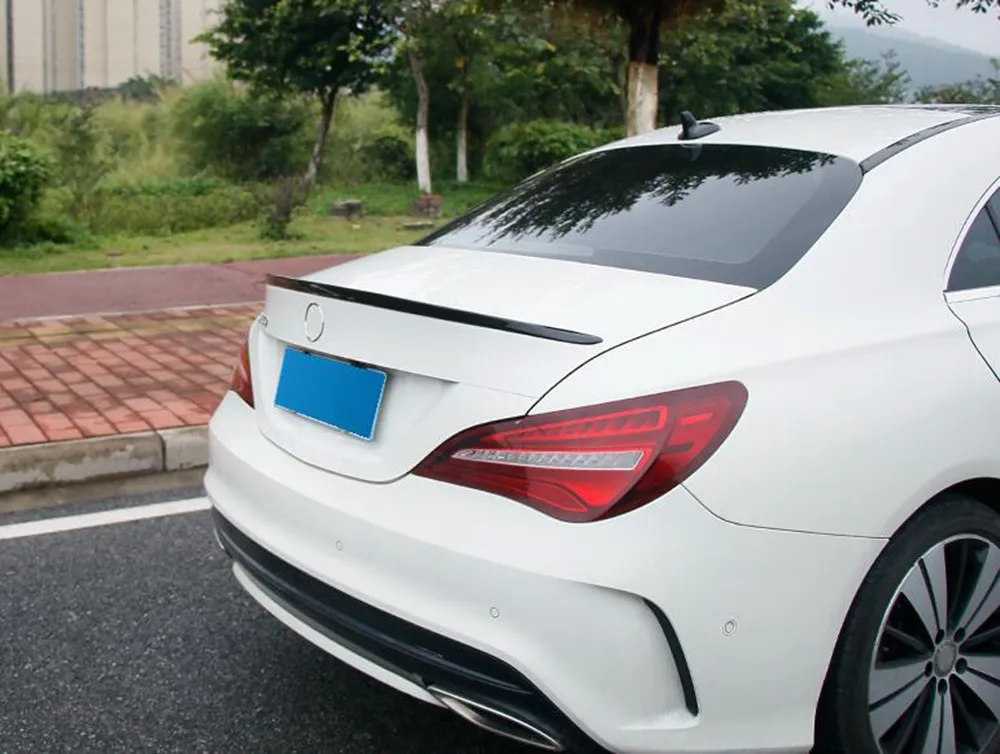Unpainted ABS Plastic Rear Wing a spoiler for Benz W117 CLA Class 2013 ...