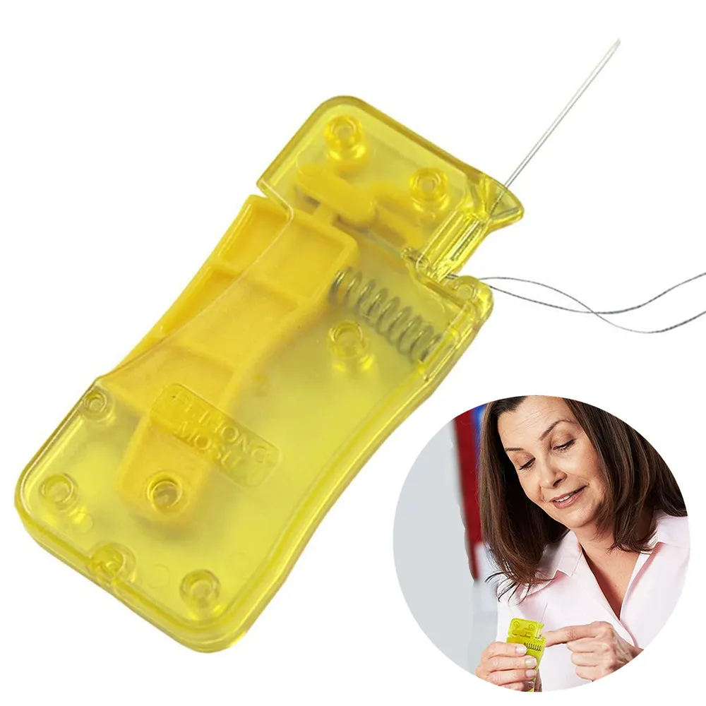 Auto Needle Threader Sewing Thread Device Plastic Hand Sewing DIY Tool ...