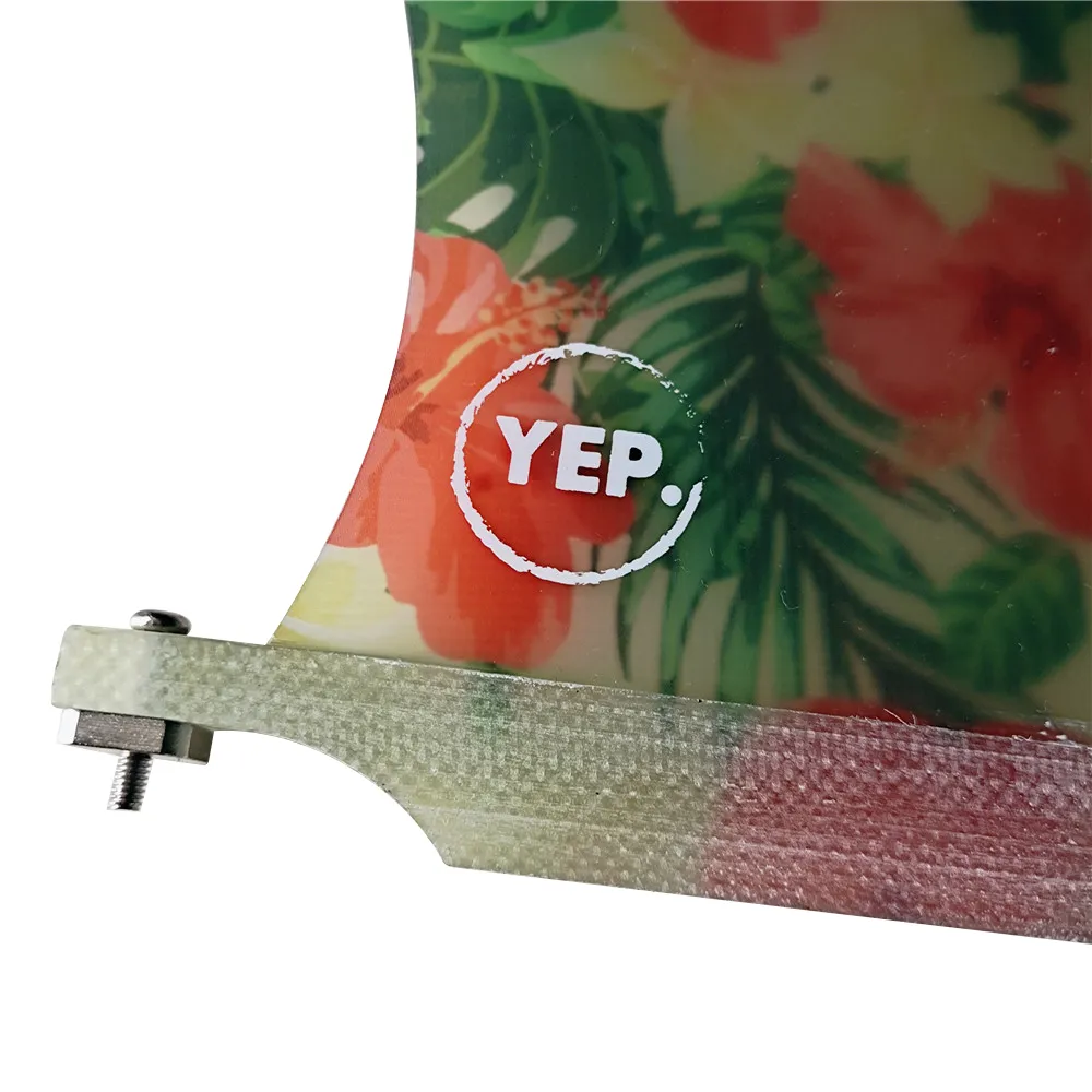 9.5インチ FIN DESIGN サーフボードフィン チェック柄 9.5インチ