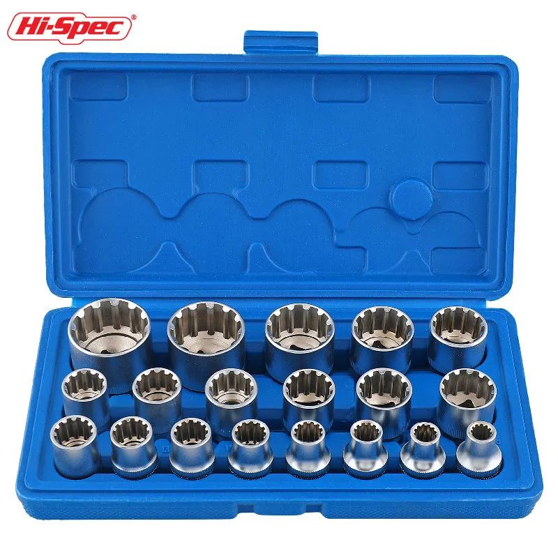 DHgate.com:19pc Hi-Spec Hex Torx Splined Bit Socket Set, M8 DHgate.com:19pc Hi-Spec Hex Torx Splined Bit Socket Set, M8