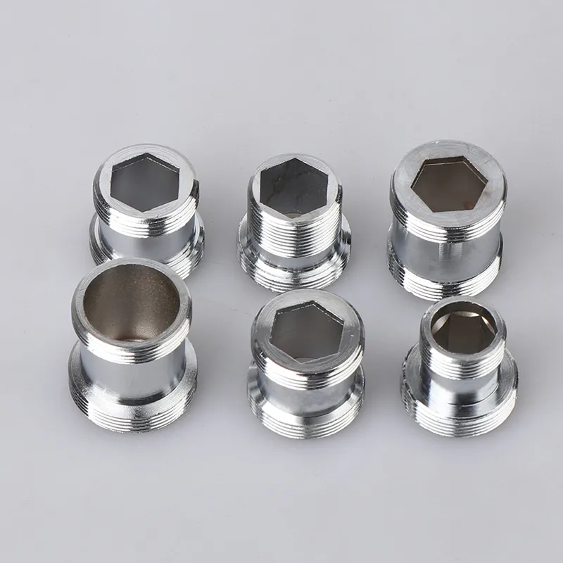 Lot De 3 Adaptateurs Robinet Cuivre - Filetages M22 M24 M16 - Compatible Cuisine, Filtre à Eau, Tuyau Arrosage