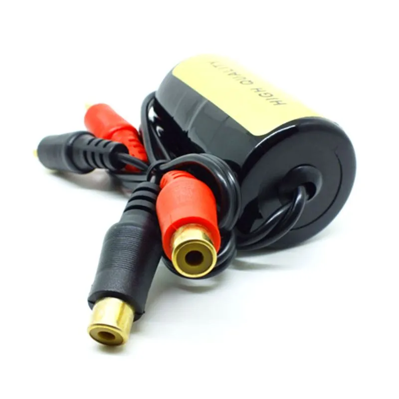 RCA Noise Filter Suppressors - Ground Loop Isolators for Car and Home Stereo Systems