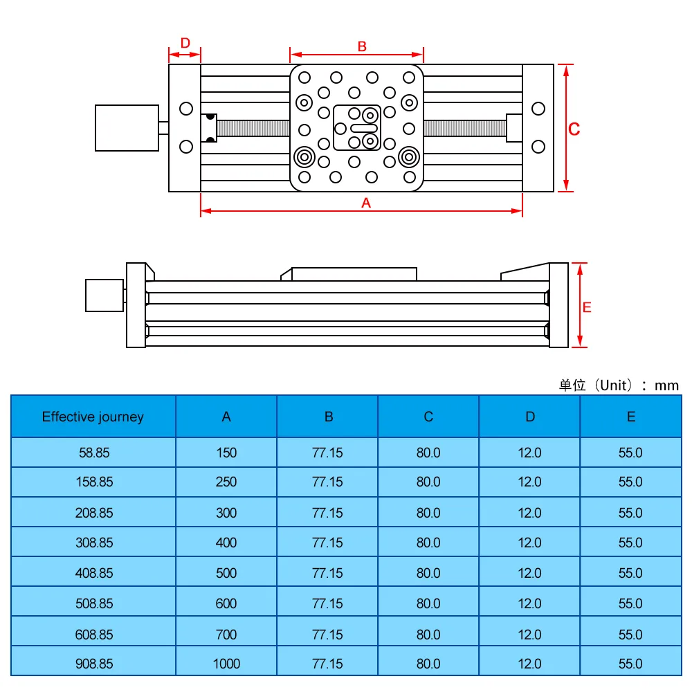 Precision CNC Z-Axis Linear Actuator Bundle: 300/350/400mm