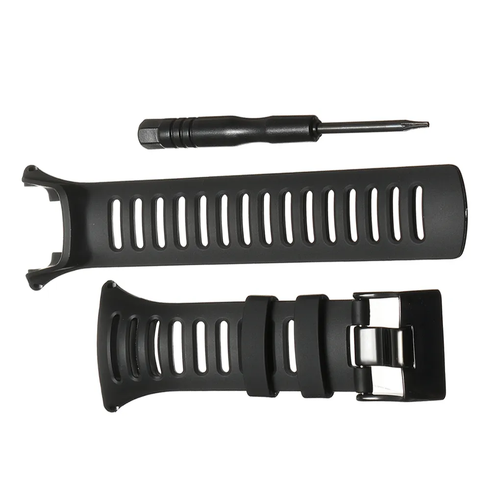 Soft Silicone Watch Strap for SUUNTO Ambit 1 2 3 Smartwatch Easy Fit Wristband with Screwdriver