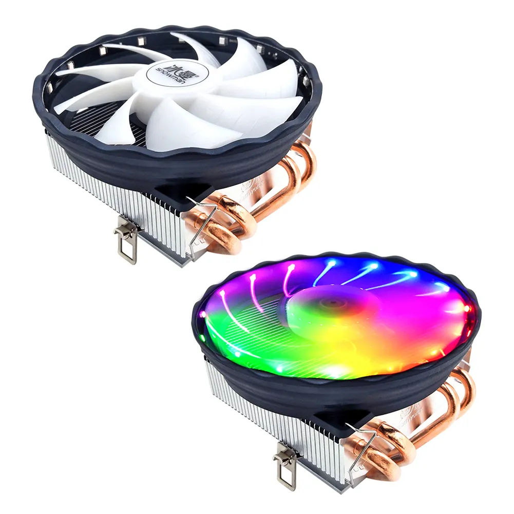 RGB 120mm PWM 4 Pin best cpu heatsink with 4 Heat...