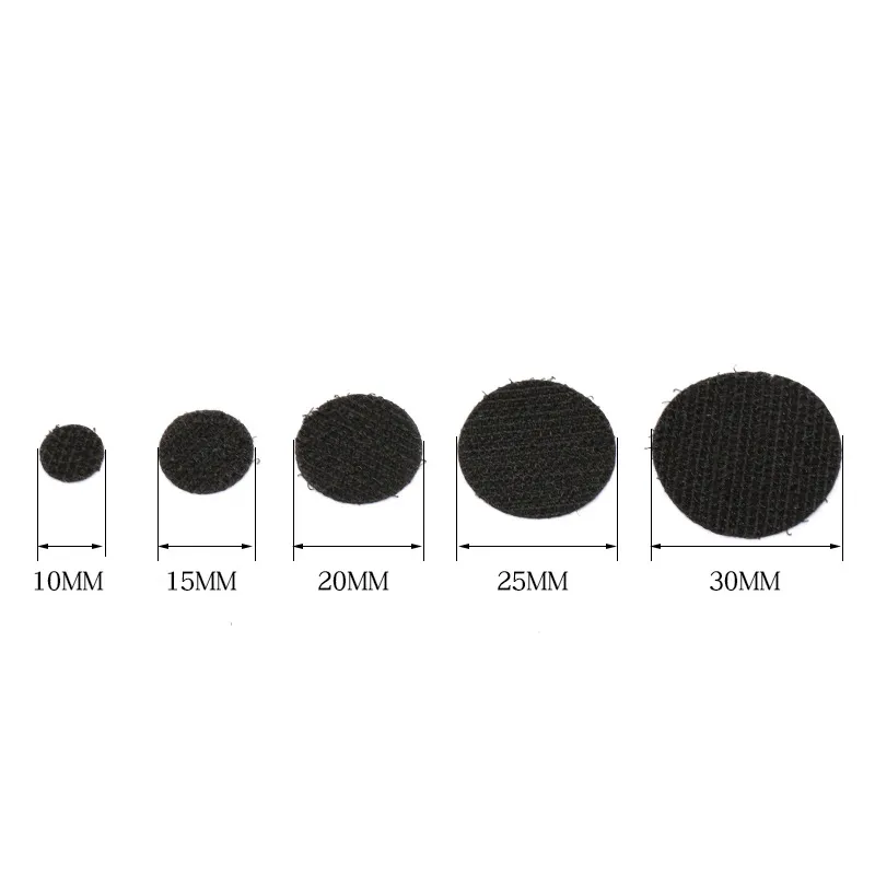 420 Puntarelli Adesivi In Velcro Sintego &ndash; 210 Ganci + 210 Anelli &ndash; Bianchi 13mm