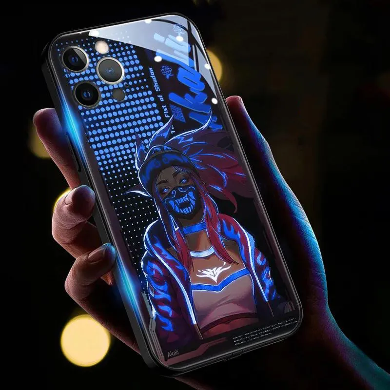 Illuminated Glass Shell With LED Alerts For Smartphones Stylish ...