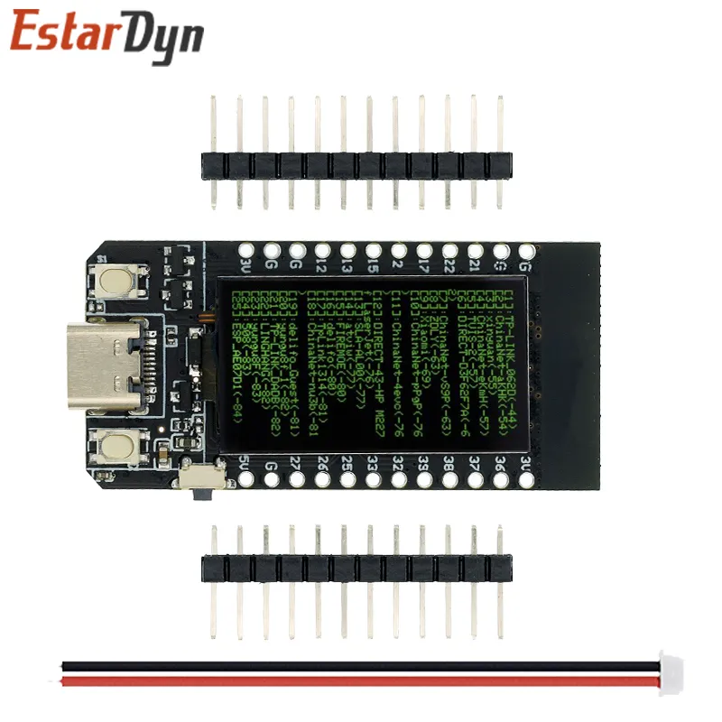 T-Display ESP32 WiFi And Bluetooth-Compatible Module Development Board 1.14 Inch LCD Control Board for Arduino
