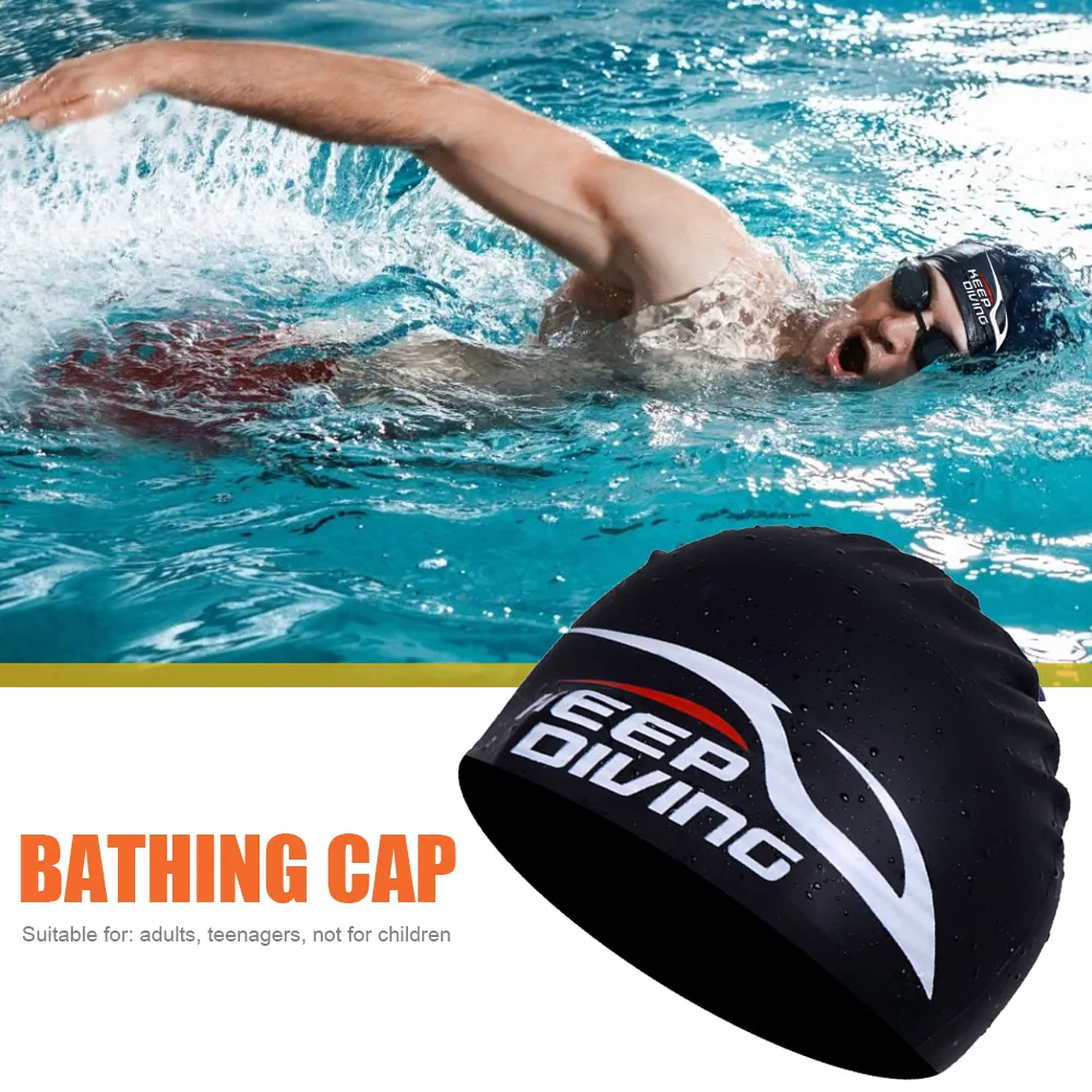 Swimming Cap With Ear Protection 2 Pack Silicone Swim Caps With 3D Ear Protection - Unisex Swimming Caps For Adults & Kids Bridal Headpiece DIY