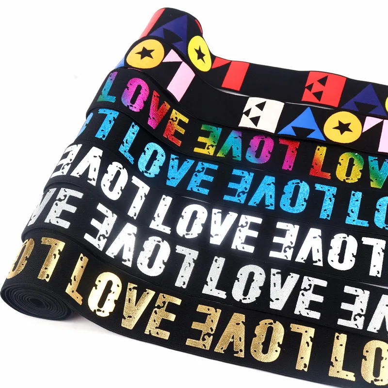DHgate.com:LOVE Alphabet Jacquard Elastic Waistband