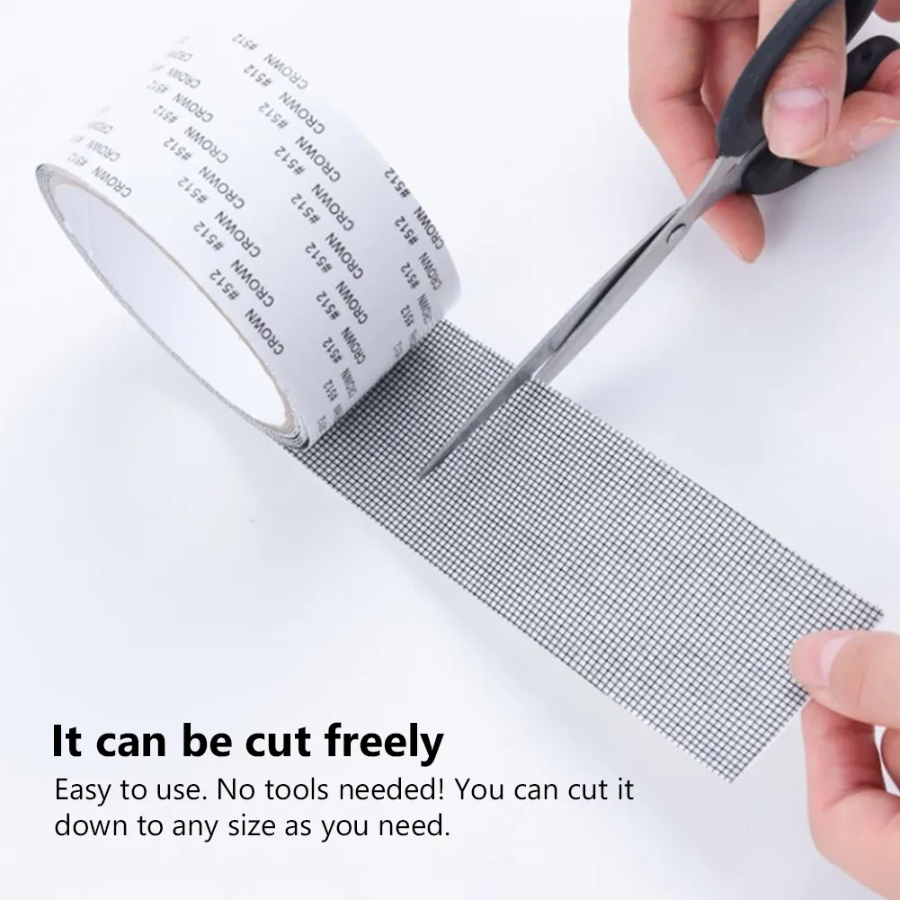 Fiberglass Window Repair Tape 4in X 15FT, Waterproof Screen Repair Kit For Mesh Screens, Instantly Covers Holes And Tears (Gray Fiberglass Window Repair Tape 4in X 15FT, Waterproof Screen Repair Kit For Mesh Screens, Instantly Covers Holes And Tears (Gray