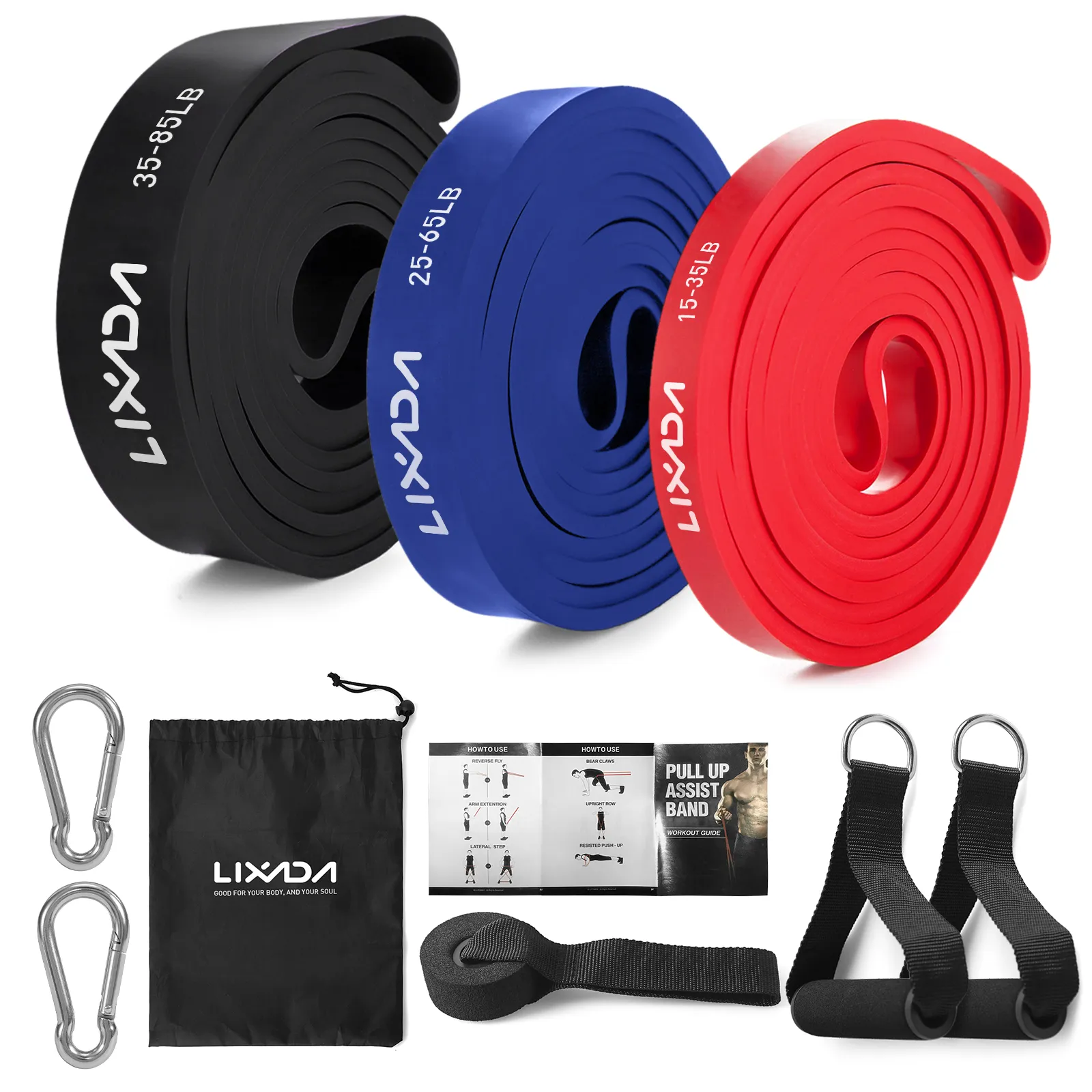 PANTIK Resistance Bands Set - Pull Up Assist Bands For Strength Training & Yoga - View #14