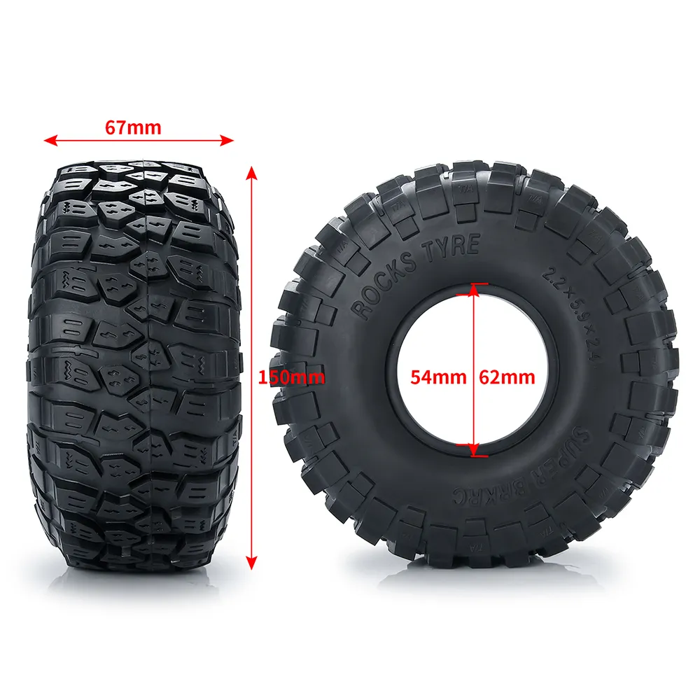 Axial SCX10 JCONCEPTS Tusk 2.2タイヤ Tusk 2.2