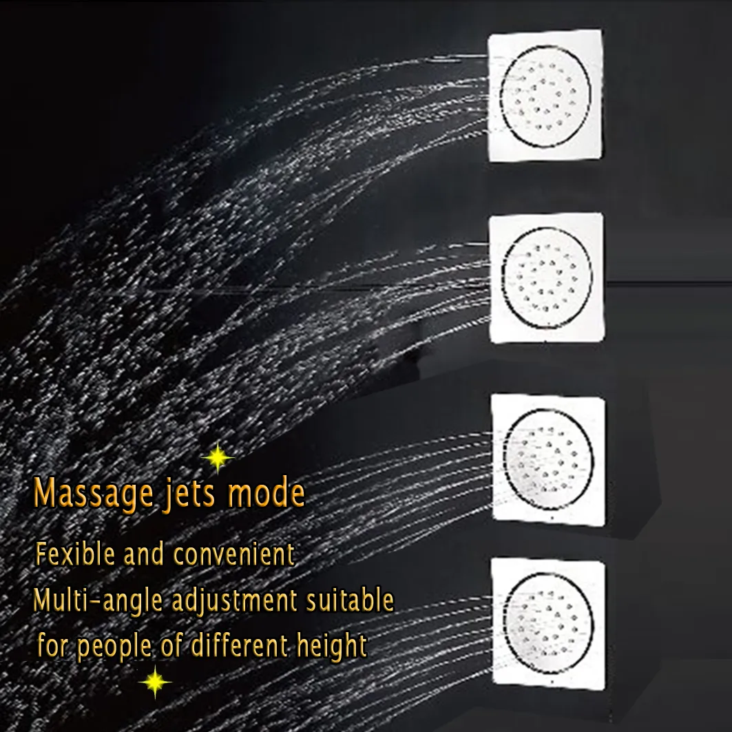 Luxury LED Ceiling Kohler Waterfall Shower Head Panel With Large Flow