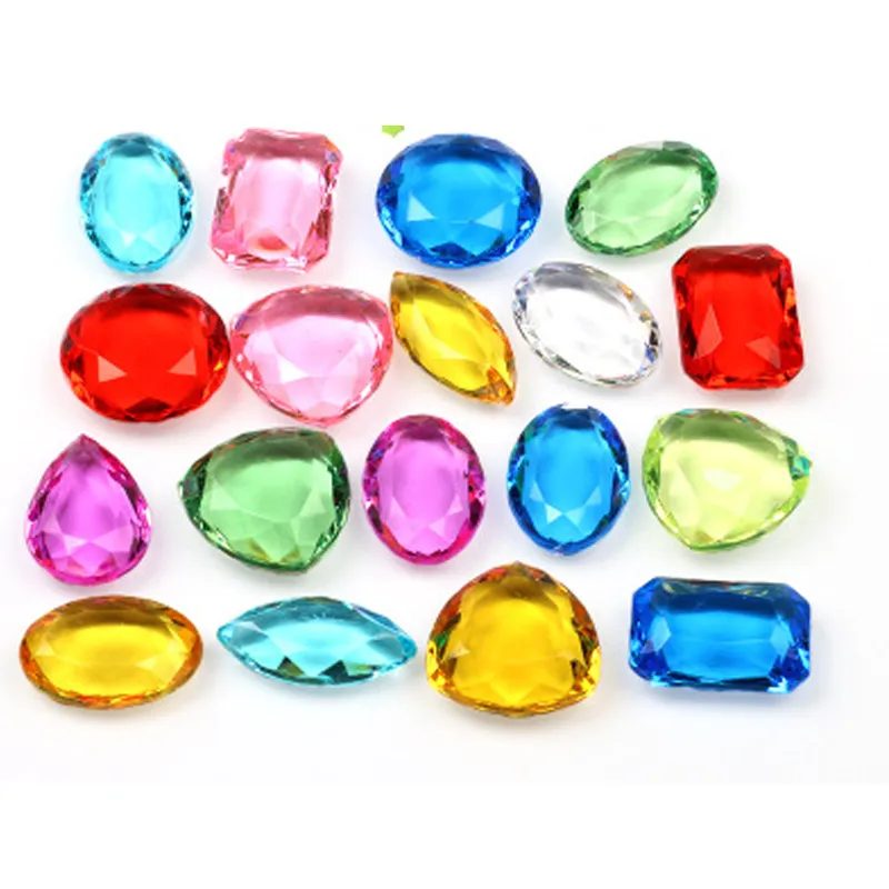 Acrylic Crystal Flatback Rhinestones Diamond Shaped Gems For Jewelry Making Crafts Decoration 20 25mm From Homepro2 6.08 DHgate.Com