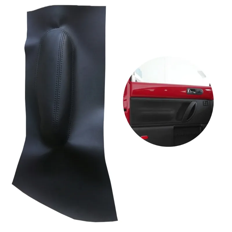 Gray PU Leather Rear Door Panel Insert Covers For Volkswagen Beetle (1998-2010) - 2-Piece Set