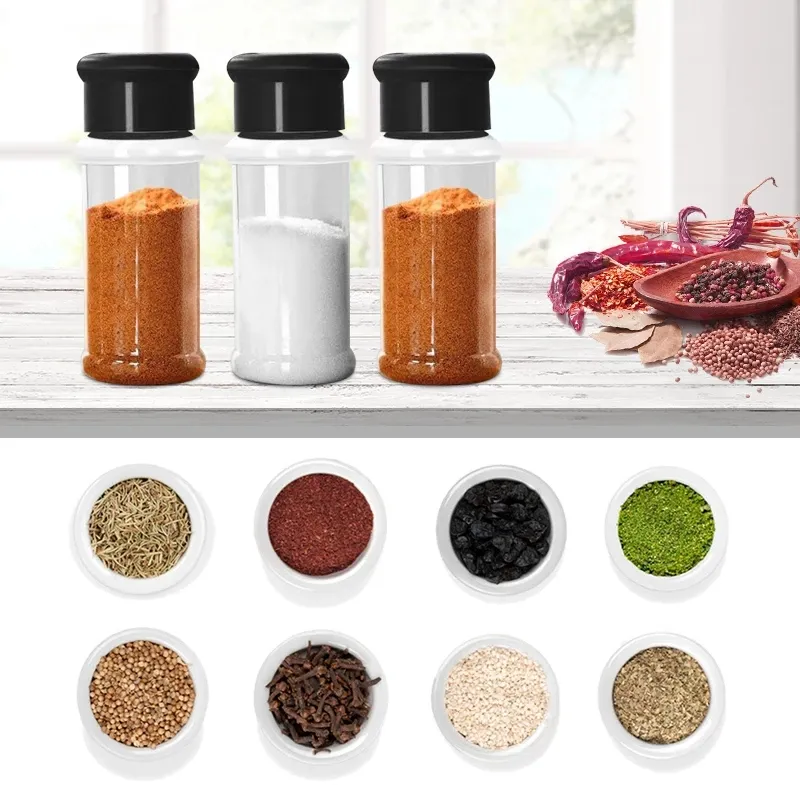 DHgate.com:100 Pack Mini Spice Jars with Shaker Lids - Clear Plastic ...