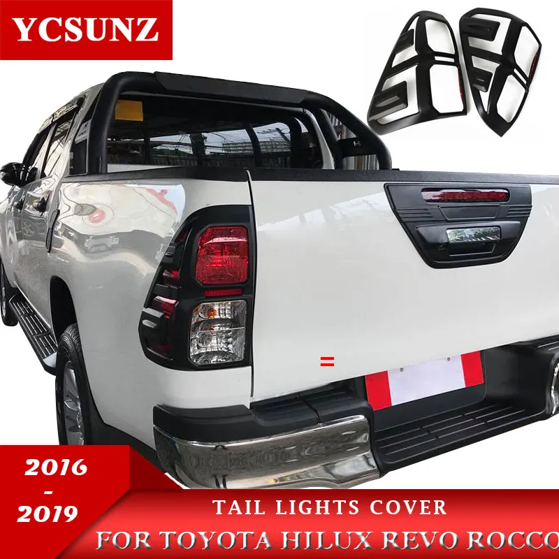 Right Rear Tail Light Assembly For Toyota Hilux Revo Pickup (2016+) - EU Spec, Black Housing