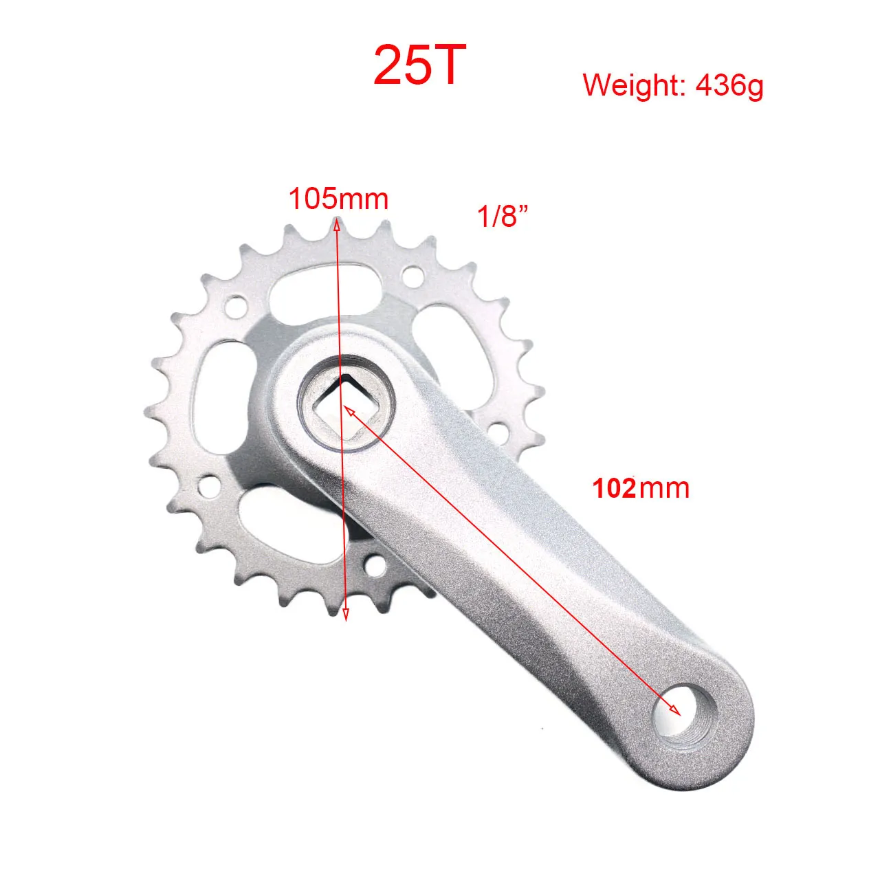 Childrens Single Speed Bicycle Crankset Set 25 28T Square Hole Aluminum Alloy 102 114mm Bike Stem Parts From Homepro6 14.87 DHgate.Com