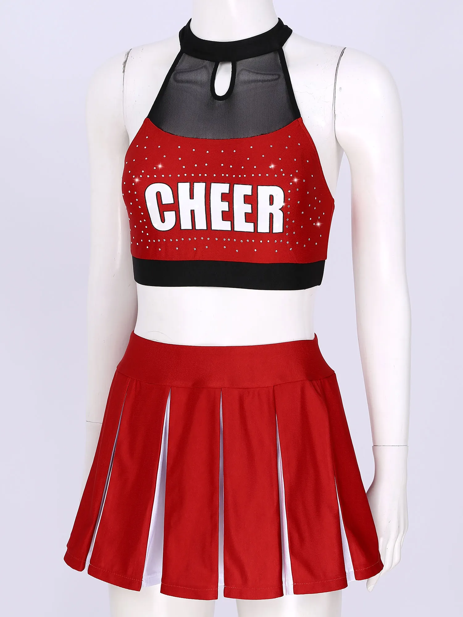 Women Cheerleading Costume Crop Top and Pleated Skirt Set for Adult Cosplay from Dhgate Carriers, Slings & Backpacks - price 25.4 Women Cheerleading Costume Crop Top and Pleated Skirt Set for Adult Cosplay from Dhgate Carriers, Slings & Backpacks - price 25.4