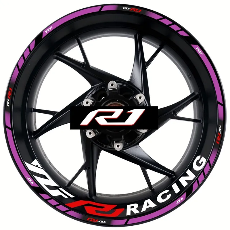 Amazon.co.jp: ステッカー 7 色オートバイホイールデカール YZF