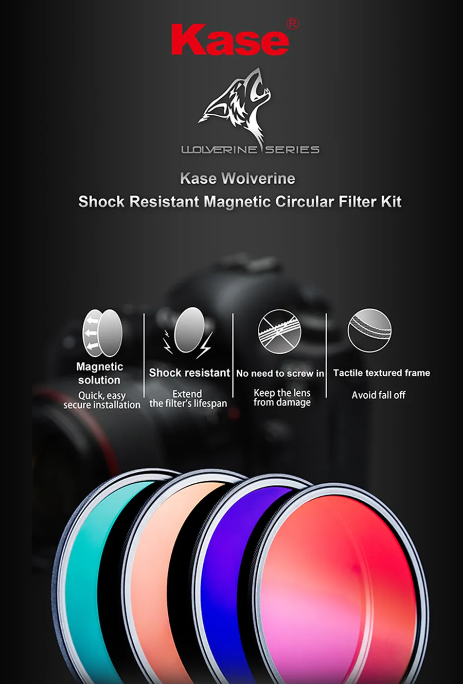 thumbnail image 2 of Kase 41mm Magnetic Neutral Night Filter For IPhone... 2 of 12