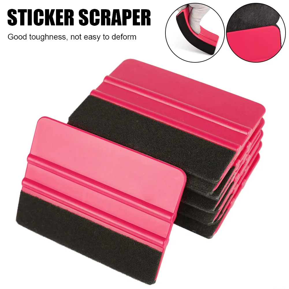 10-Piece Squeegee Felt Edge Tool Kit For Car Wrapping & Window Tint | Vinyl Decal Application Tools