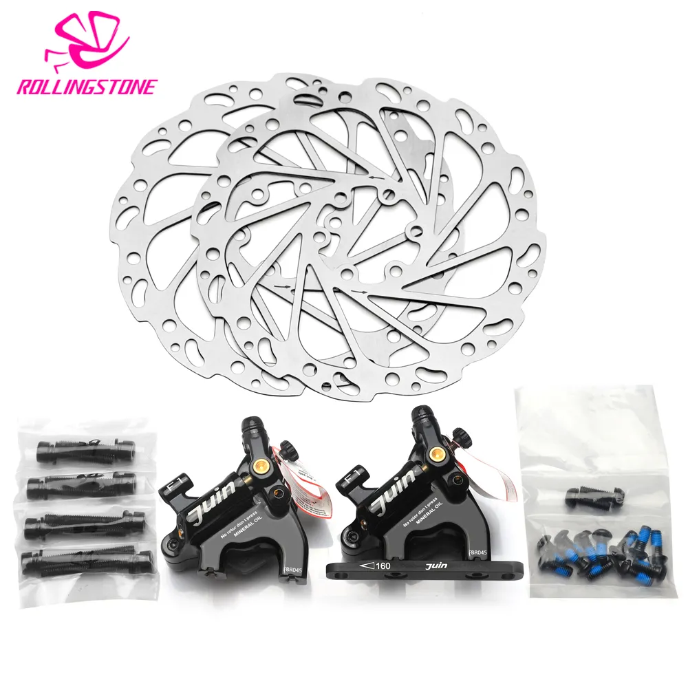 パーツ Juin TECH F-1 Disc Brake Juin Tech Flat Mount Disc Brake F1, Hydraulic Caliper Rotor