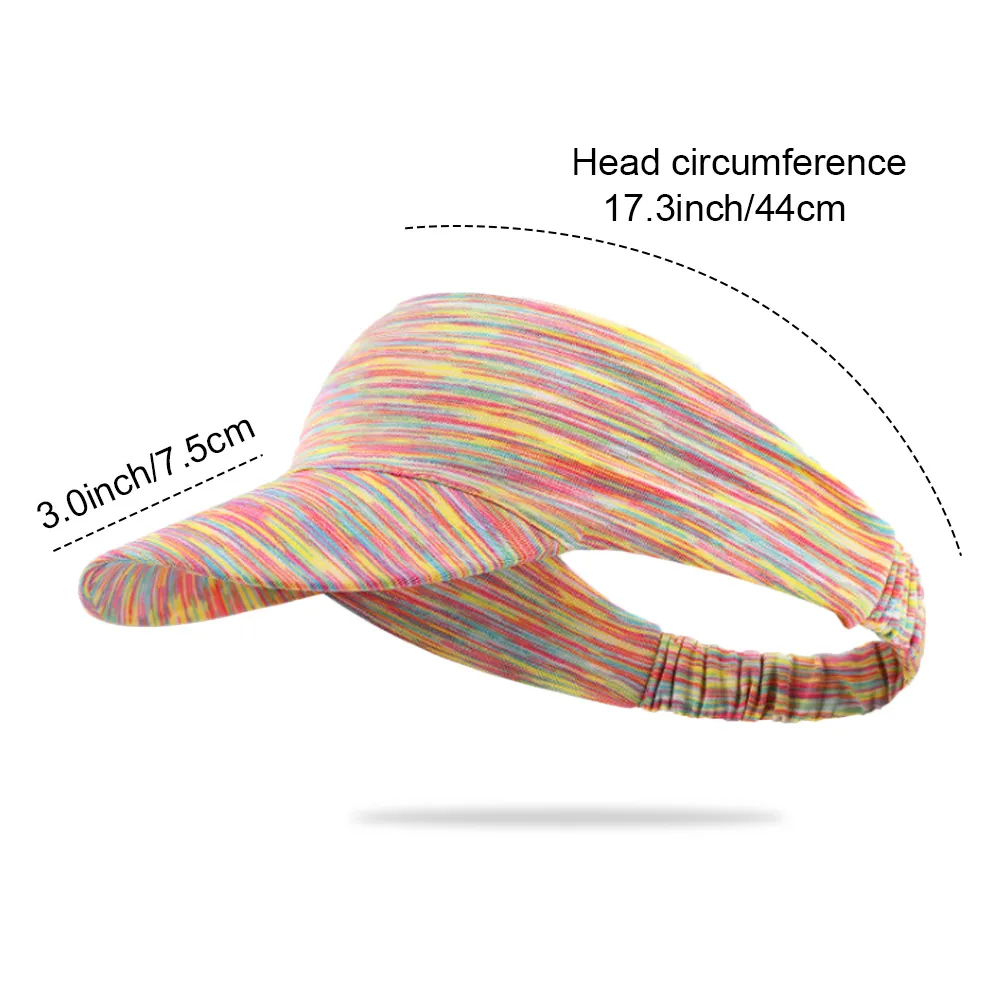 Sun Visor Hat Lightweight Quick Dry Sports Cap for Golf  display picture 1