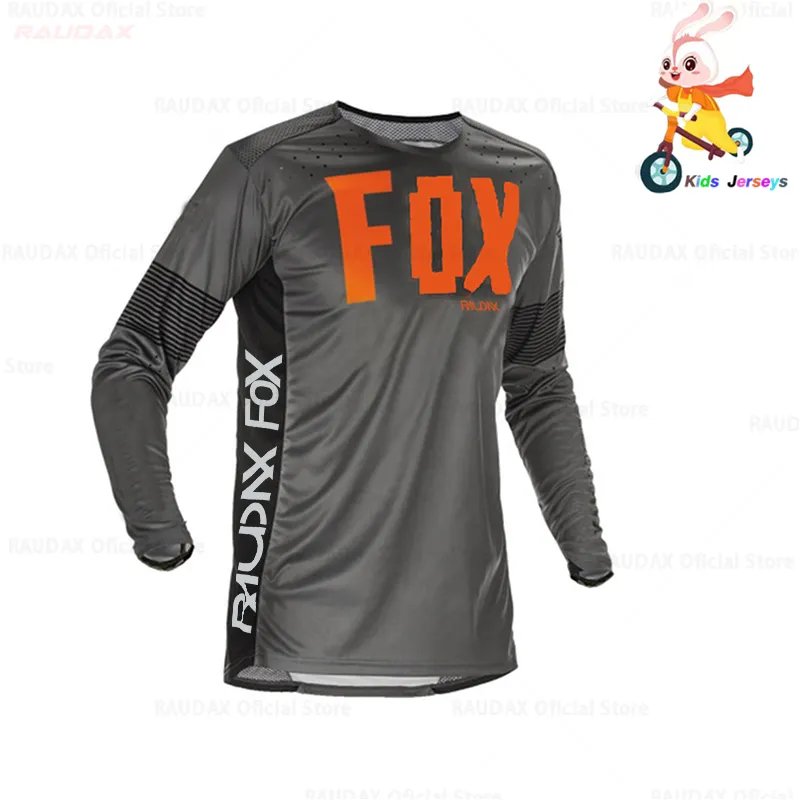 Motocross Uniformes De Downhill 2024 Raudax Fox Kids Quick-Dry