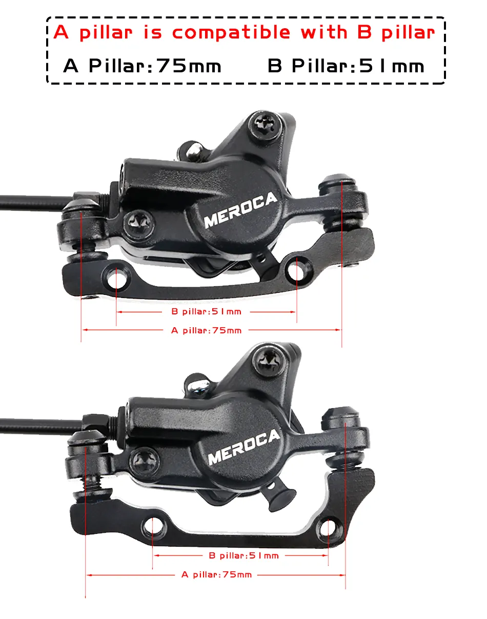 Hydraulic Disc Brake For MTB And Mountain Bike Pedalss 800 1400mm Oil Pressure Front And Rear Bike Pedals Caliper Clamp High Quality Bike Pedals Parts From Homepro6 26.62 DHgate.Com