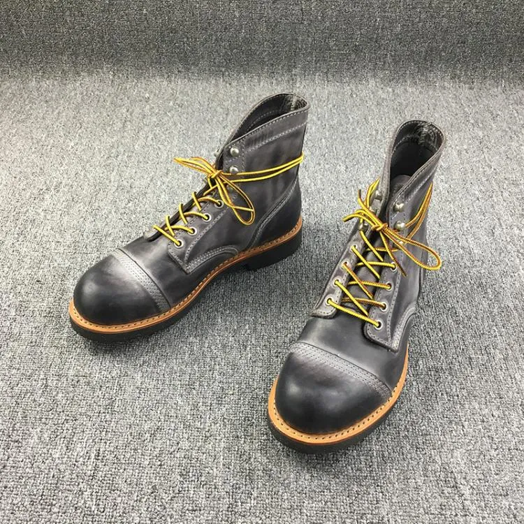 Goodyear men's welted genuine leather biker boots 2025