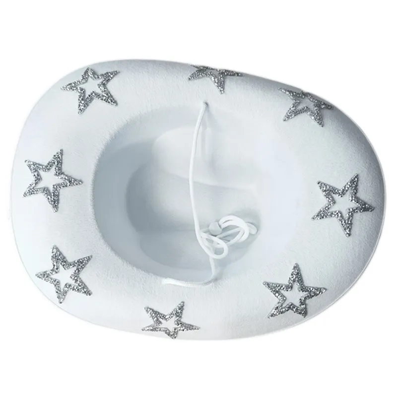 Cowgirl Hat For Women, Rhinestone Party Hat With Star Accent  display picture 3