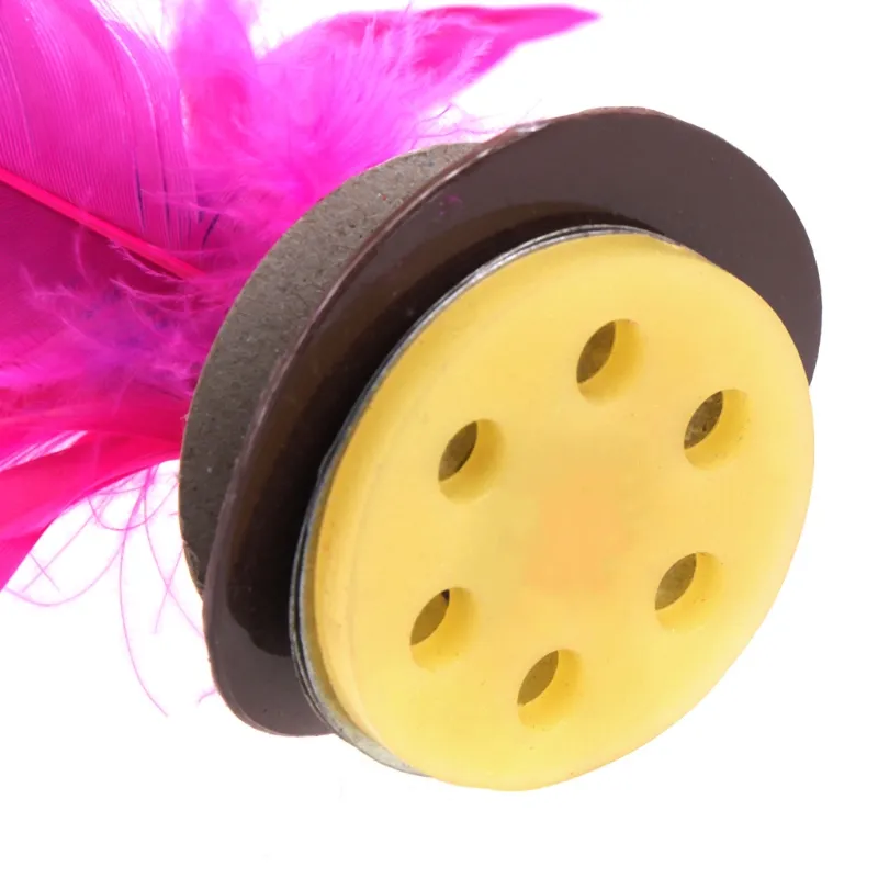 5 Pack Chinese Jianzi Kick Shuttlecock 7.5 Inch - Foot Feather Sport Toy For Indoor Outdoor Play