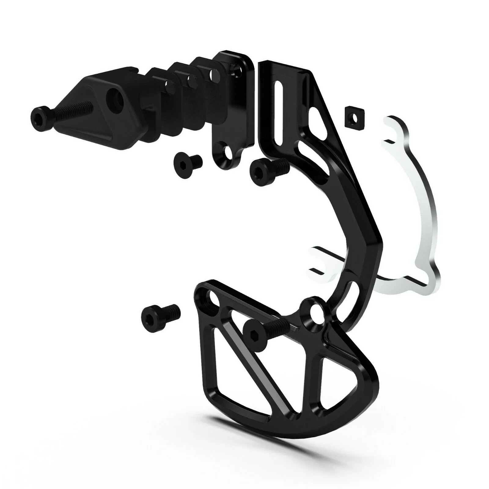 HOUSON Bicycle Rear Chain Guide, Bicycle Chain Tensioner Bicycle Derailleur Chains Bicycle Direct Mount Chainring Protector For Mtb Road Bike Cycling