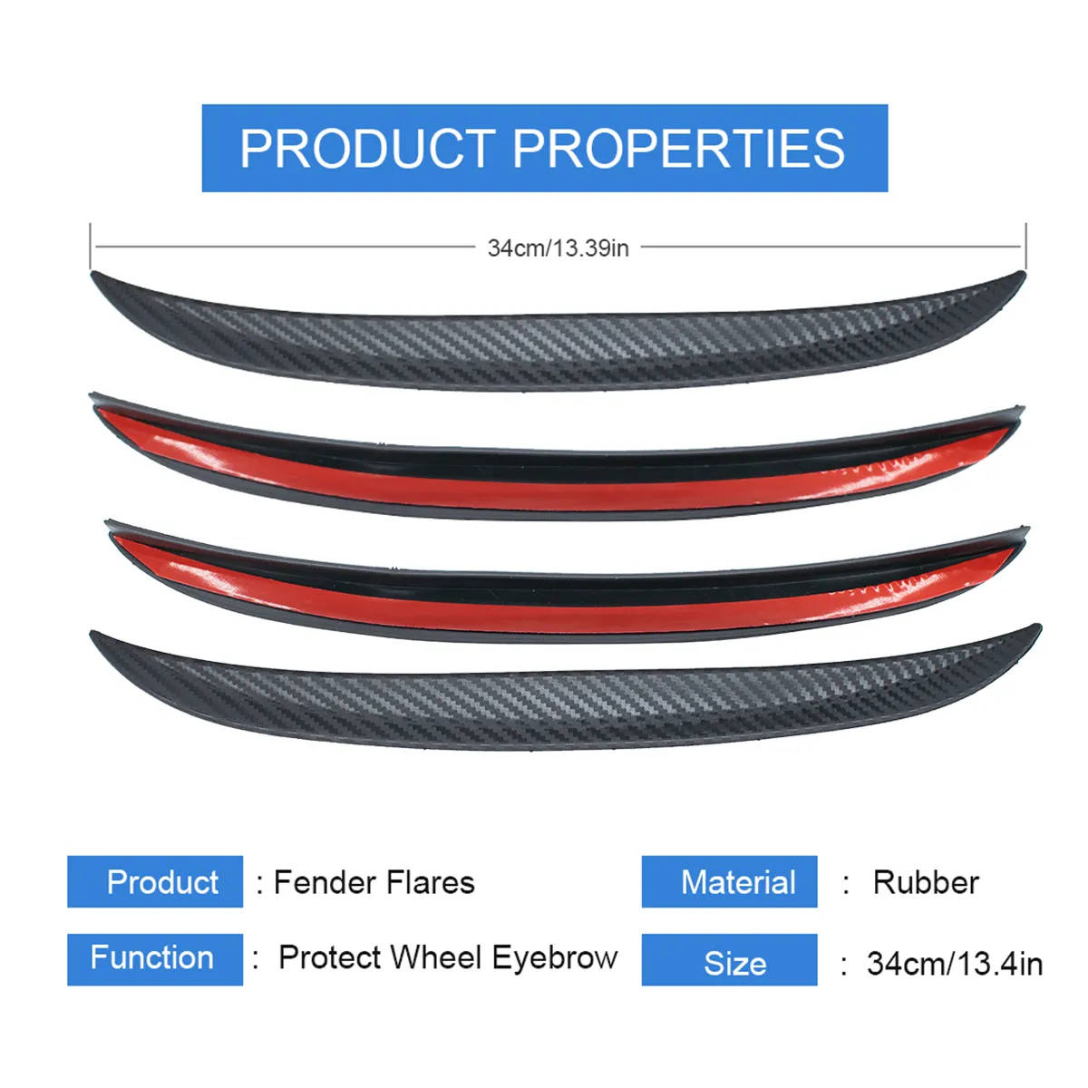 Eyebrow Stickers: Arch Fender Flares Cover Trim,... From Ddmywonder ...