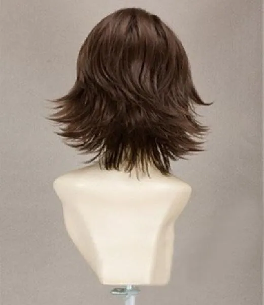 FF10 ユウナ ウィッグ Final Fantasy X FF10 Yuna Deep Brown Cosplay Wig