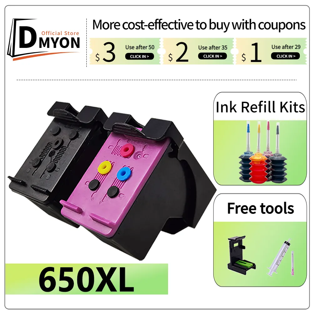 650XL Ink Cartridges Compatible With HP Deskjet... From Ddmyfriend, $46 ...