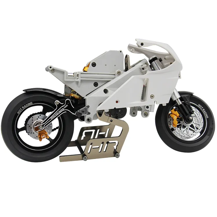 Kyosho NSR500 Motorcycle Upgrade Part – Aluminum Rear Car Plate, 1 Piece, Titanium Color, Weather Resistant