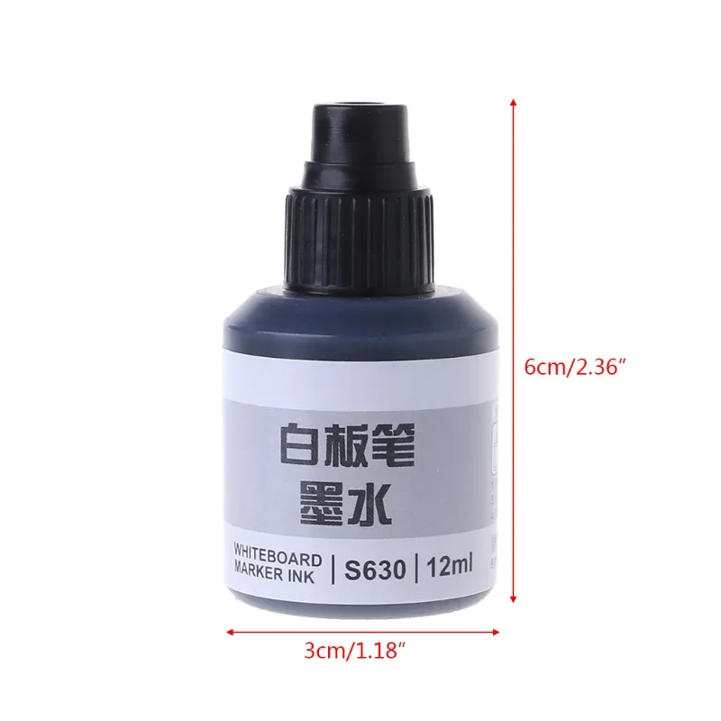 Refillable Whiteboard Marker Ink Refill 12ml Black... From Ddmydec, $44 ...