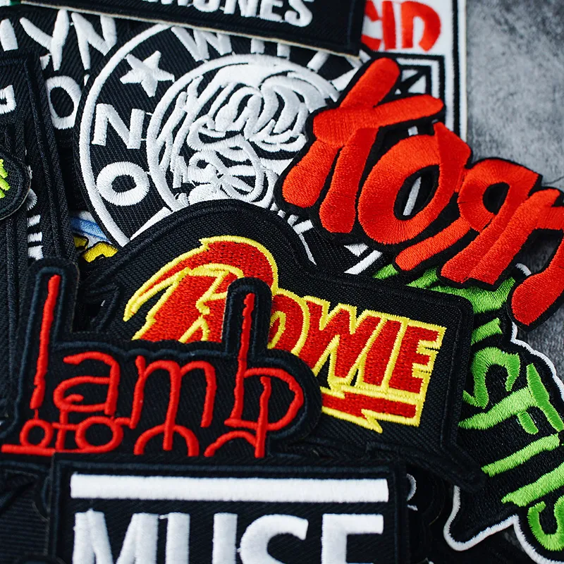 DIY Punk Rock Patches Embroidered Iron-On Badges for Clothes, Jackets,  Britpop, Emo, Abstract Cool Stickers for Kids Adults!