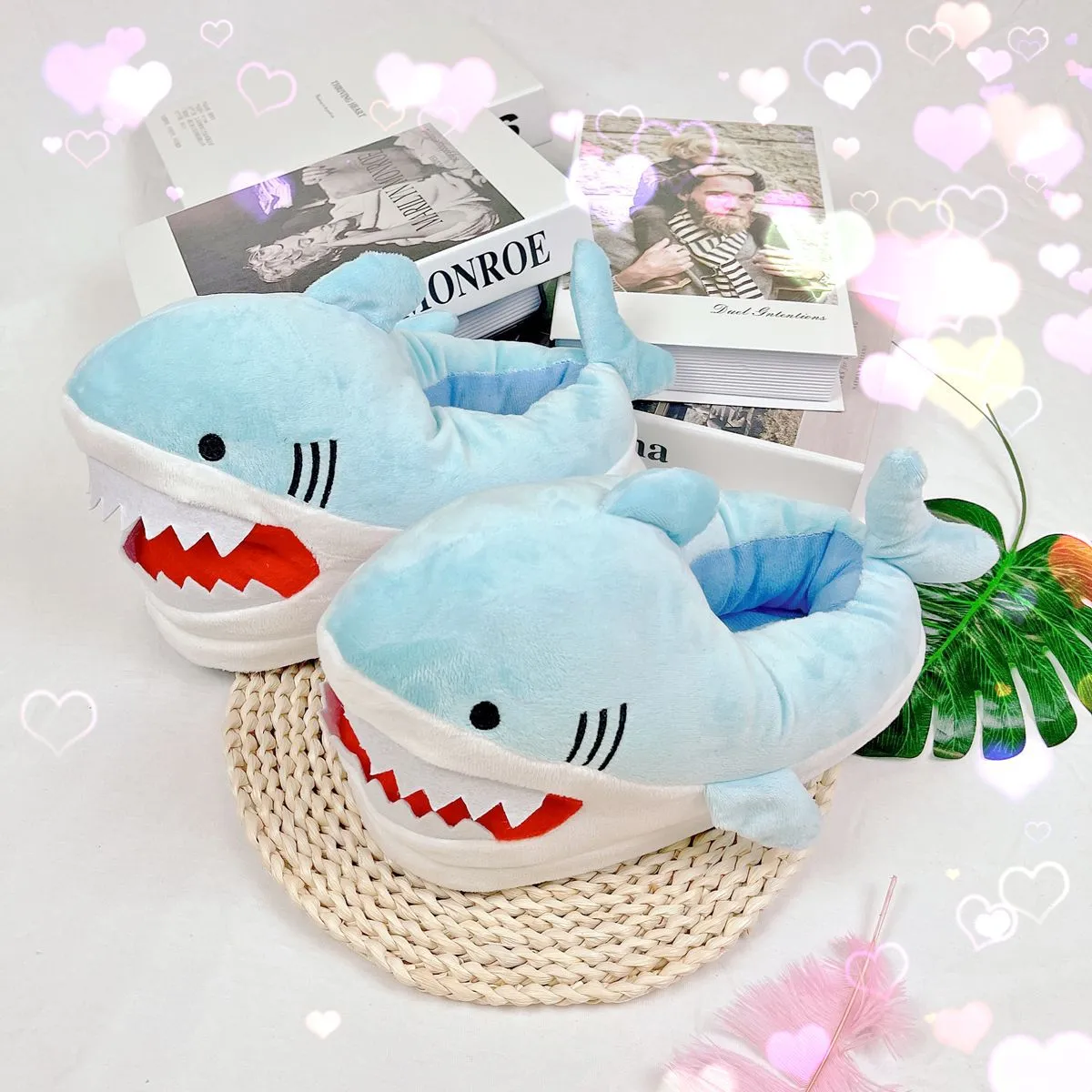 Shark bedroom slippers hot sale