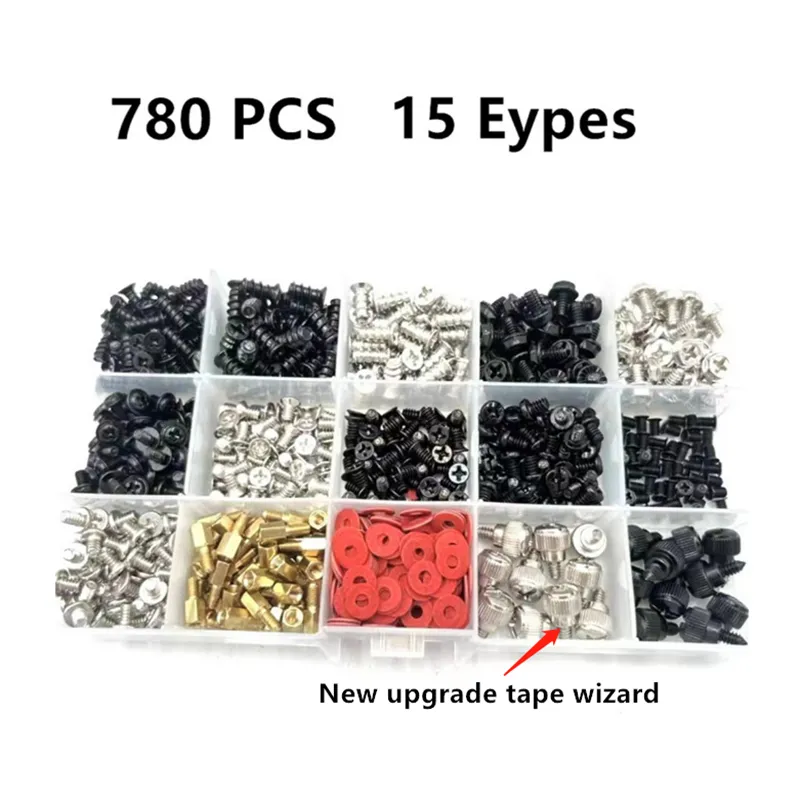 305/Computer PC Case Hard Disk Drive Fan Motherboard Power Supply Server Assemble Repair Hand Screw Bolt Standoff Set Kit