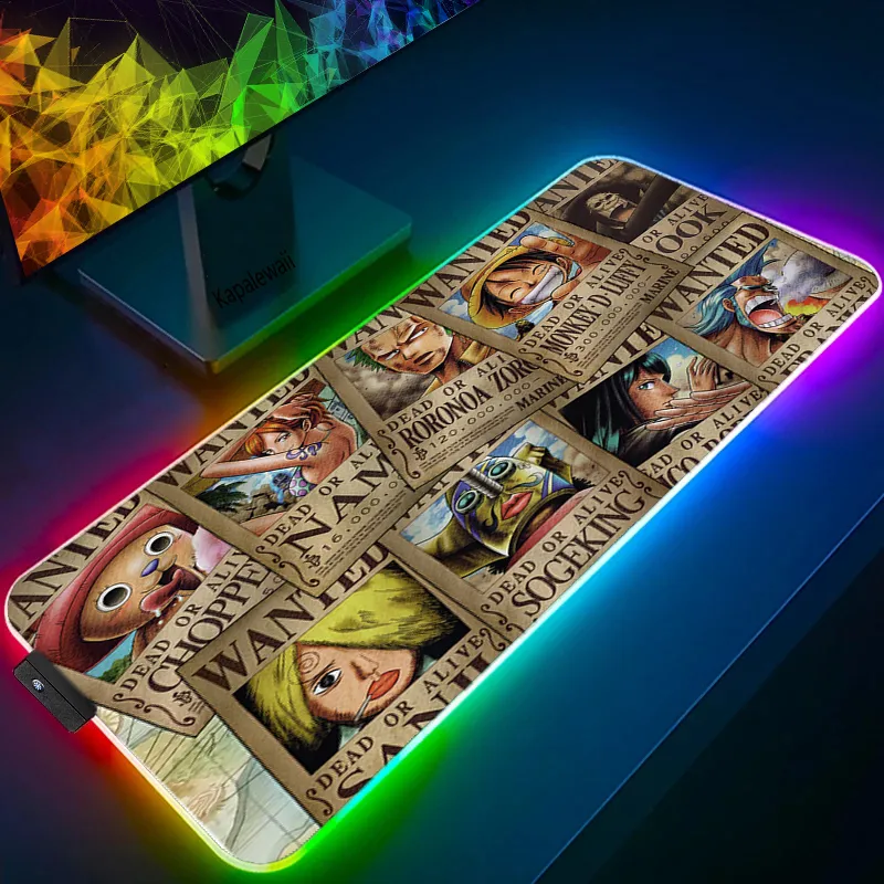 Tappetino Per Mouse One Piece 20x24cm, Antiscivolo E Morbido Con Personaggi Grand Line