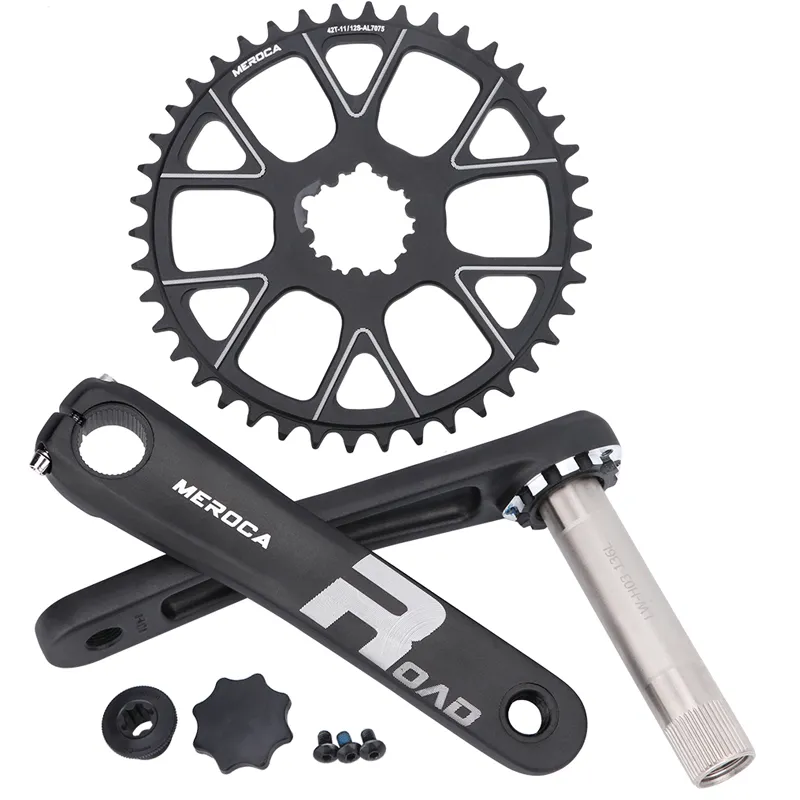 Meroca Road Crank Crank Aluminum 170 ARM 40T 42T Sprocket Road Bicycle Crankset 9S 10S 11S 12 8 292 DHgate