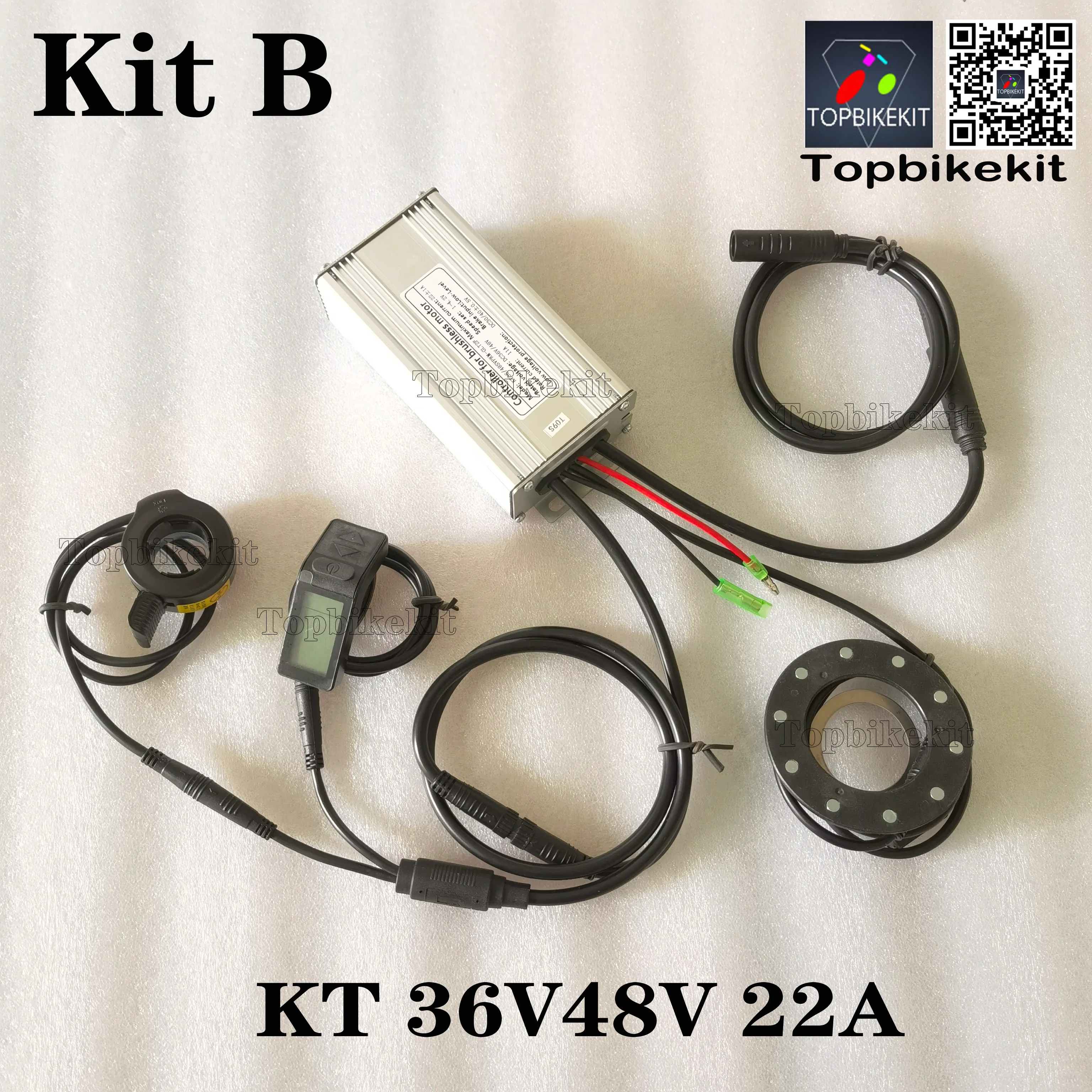 Controller Per Ebike 36V/48V 500W – KT T09S Onda Sinusoidale – Regolatore Di Velocità Per Ricambi